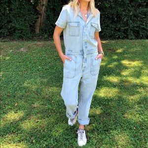 denim jumpsuit small